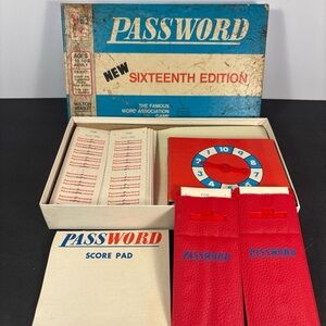 Vintage Milton Bradley “Password” Board Game – Sixteenth Edition